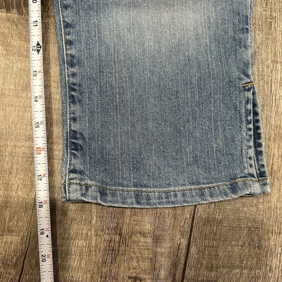 Tommy Hilfiger Blue Denim Bermuda Shorts Size‎ 11 Low Rise Jeans Vintage Y2K - Picture 4 of 16